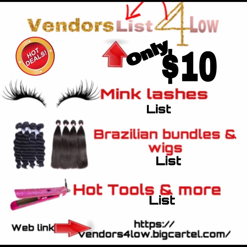 Vendors list